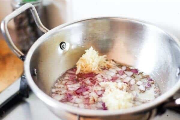 Add Ginger and Garlic