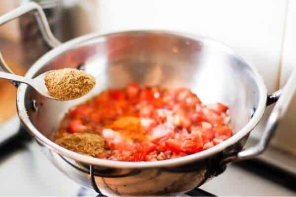 Add Tomato and Spices