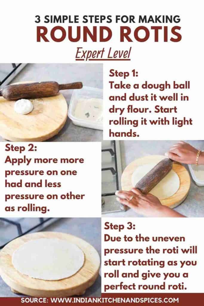 How to make round roti - Expert Level