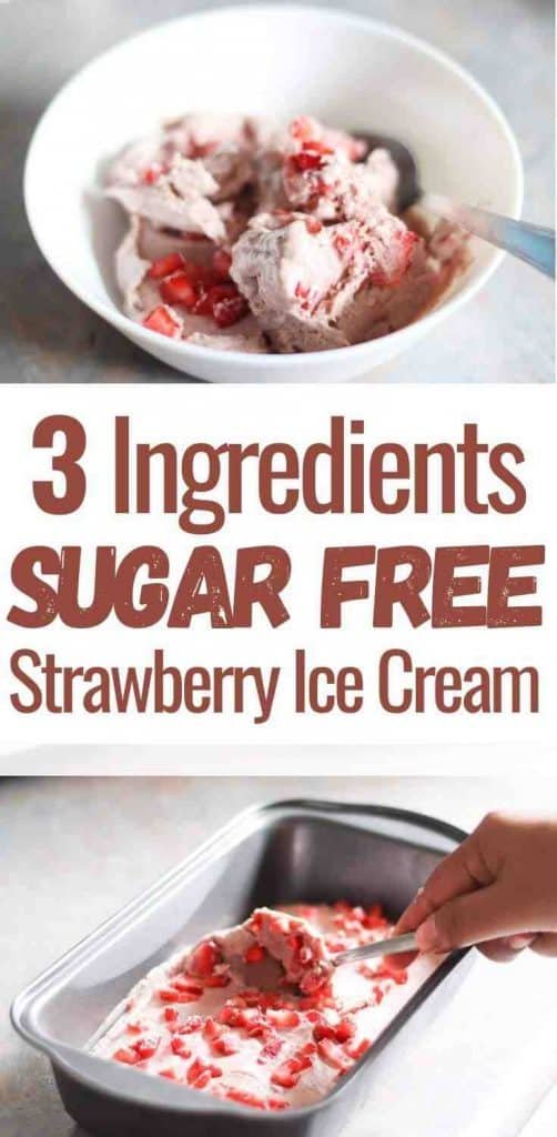 Sugar Free Strawberry Ice Cream