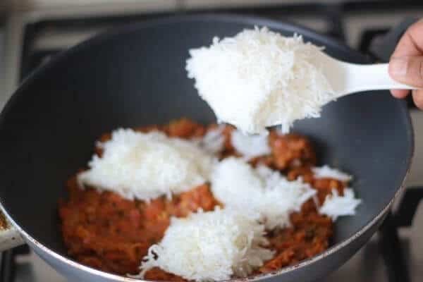 Cooked rice