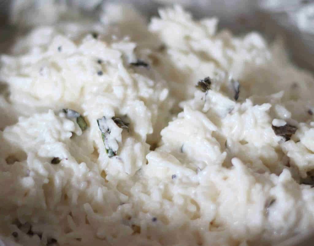 Picture of freshly made bagala bath