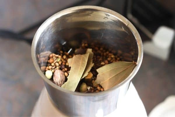 Grind the roasted spices