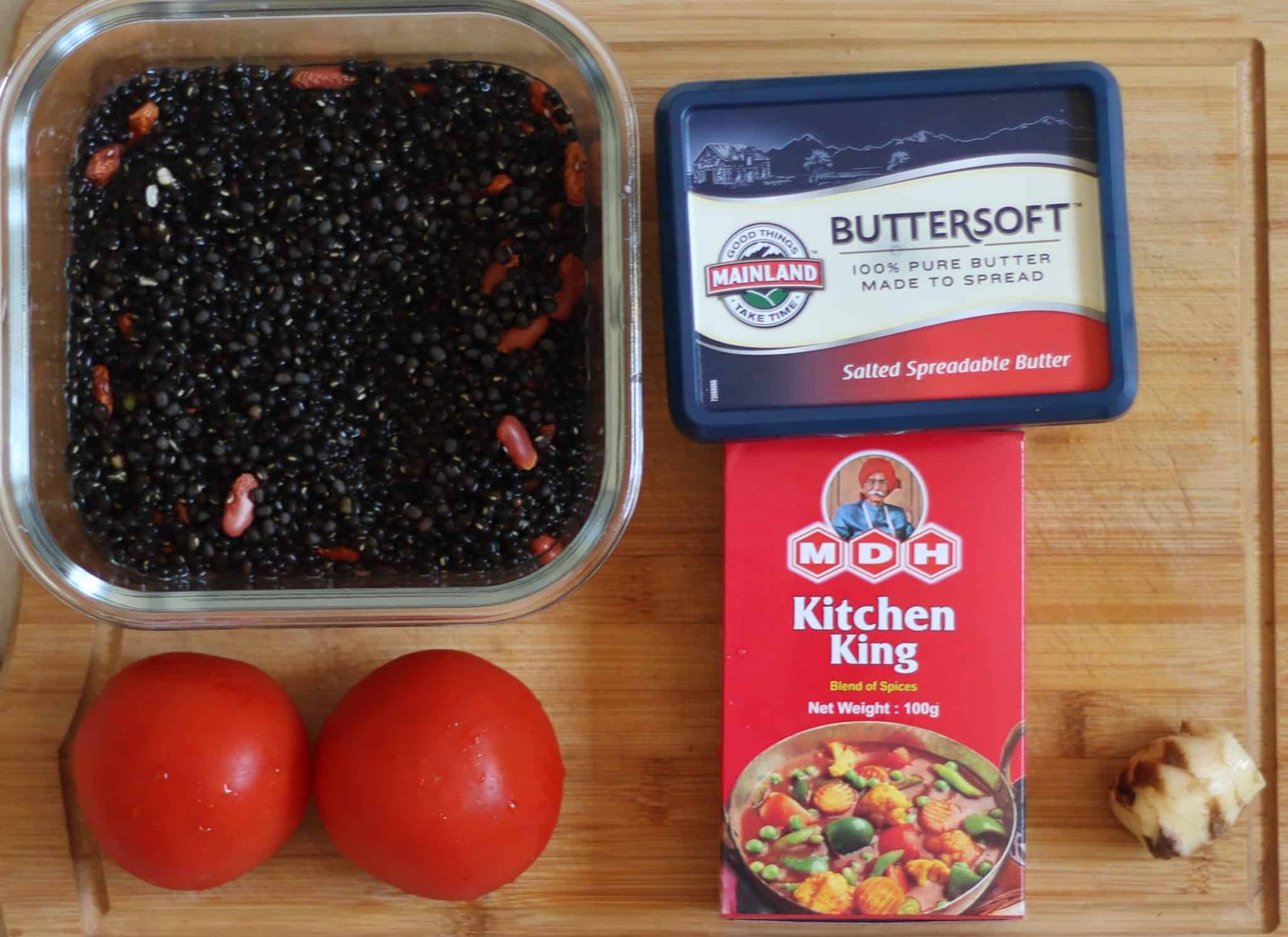 Dal Makhani Ingredients
