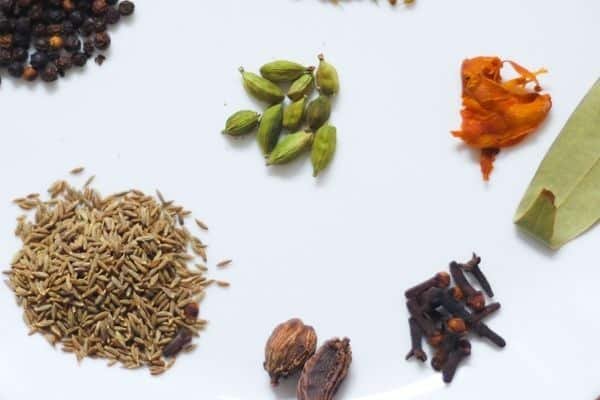 Whole Garam Masala Ingredients