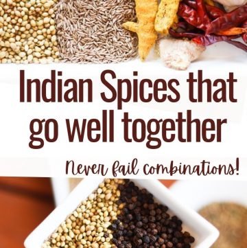 Indian Spices that go well together